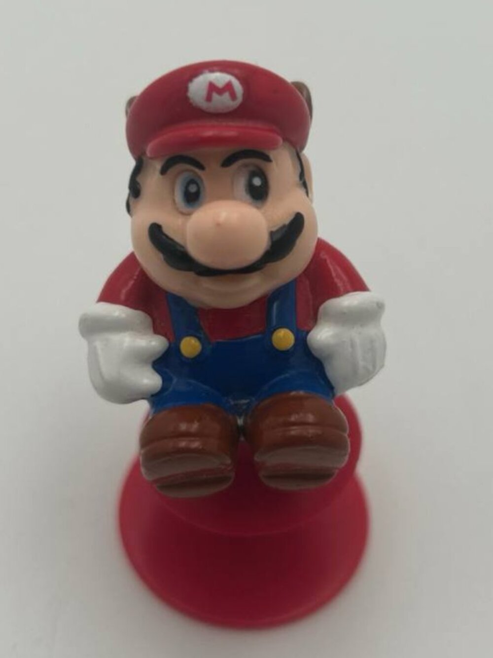 Vintage 1989 Super Mario Bros Spring Pop Up Suction Toy Nintendo